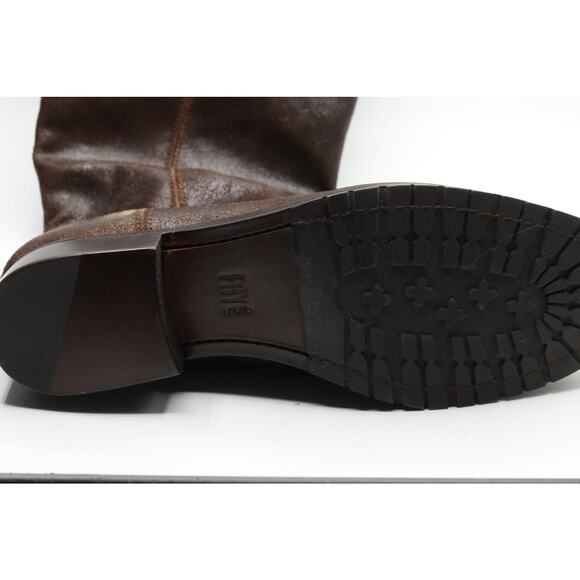 Frye Women's 40058 Melissa Double Sole Button Lug Brown, 8.5 M US - Picture 5 of 5